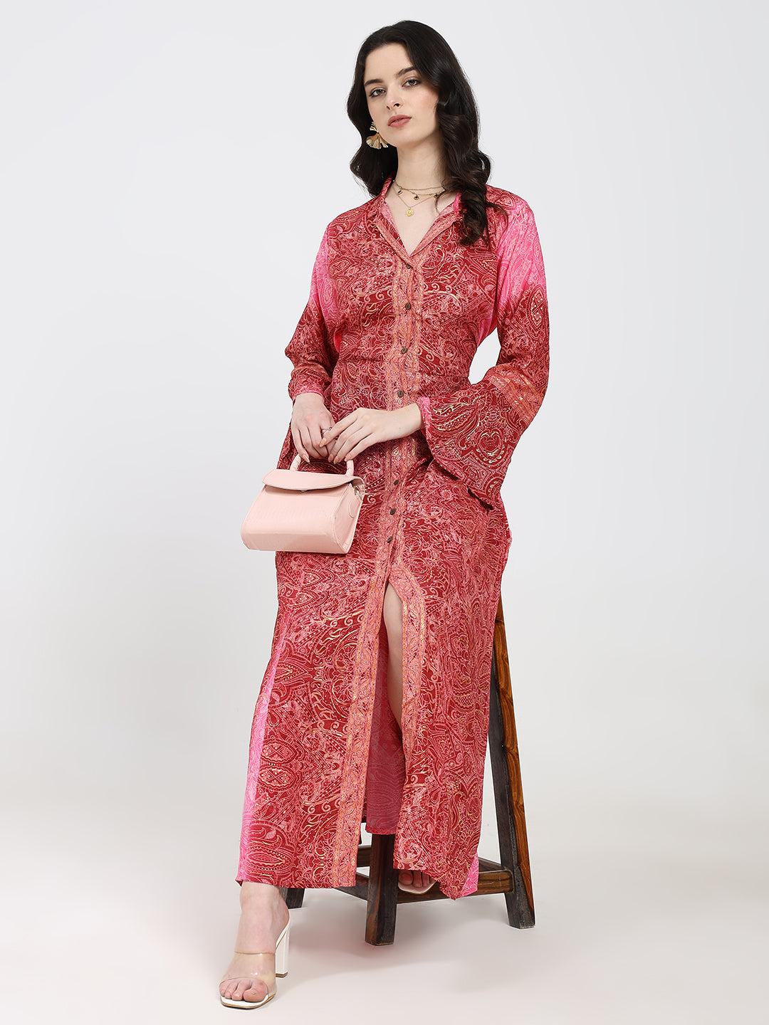 rose gold boho dress Bella and Bloom Boutique main image 0