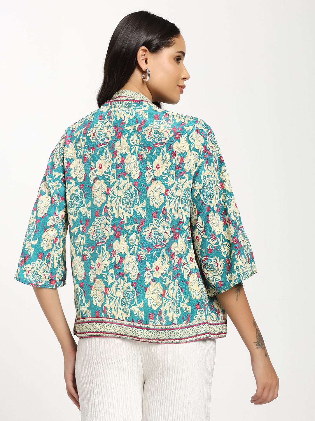 Kimono and Halter Set Lime Frost