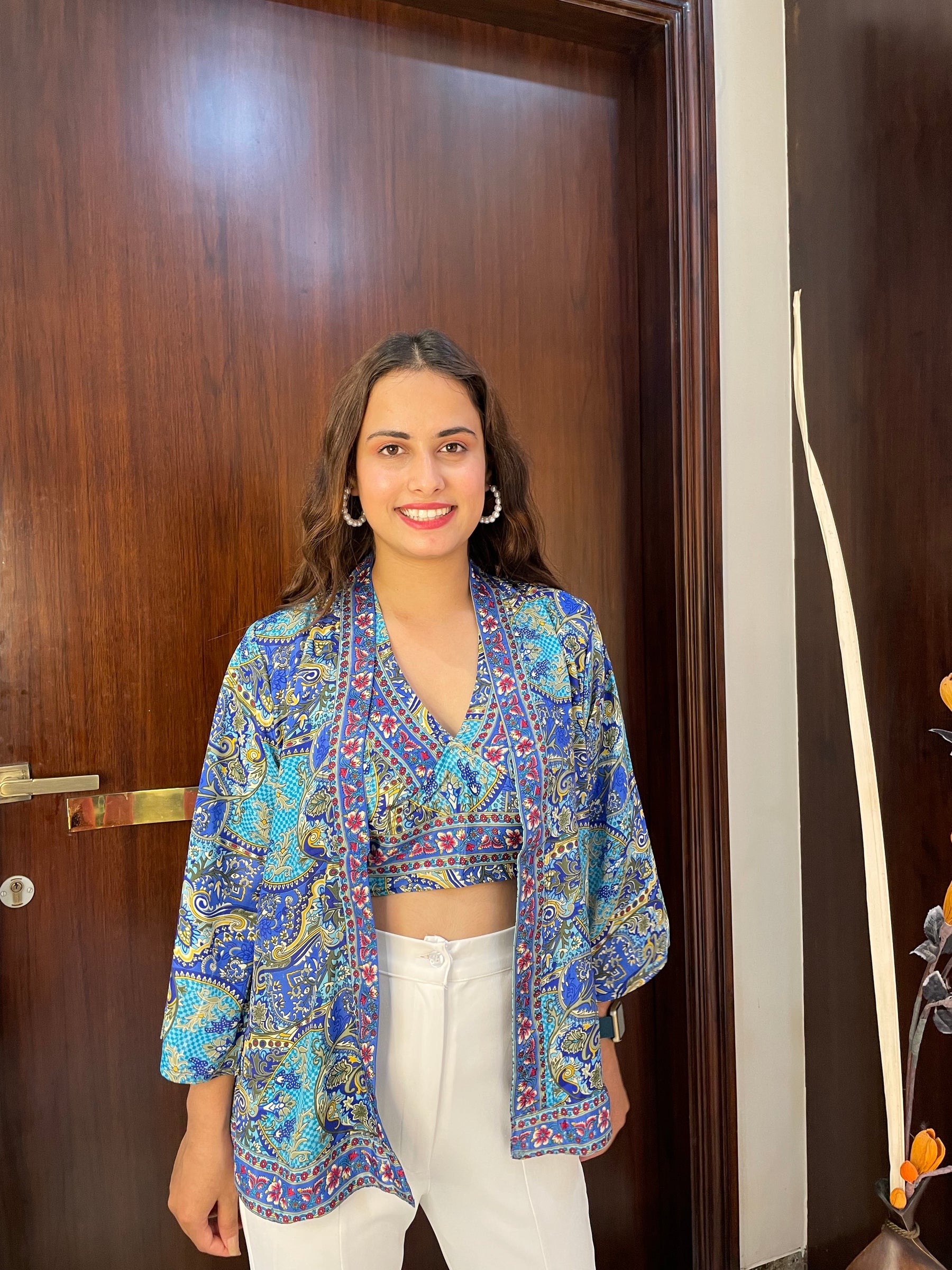 Kimono and Halter Set - Blue Bliss