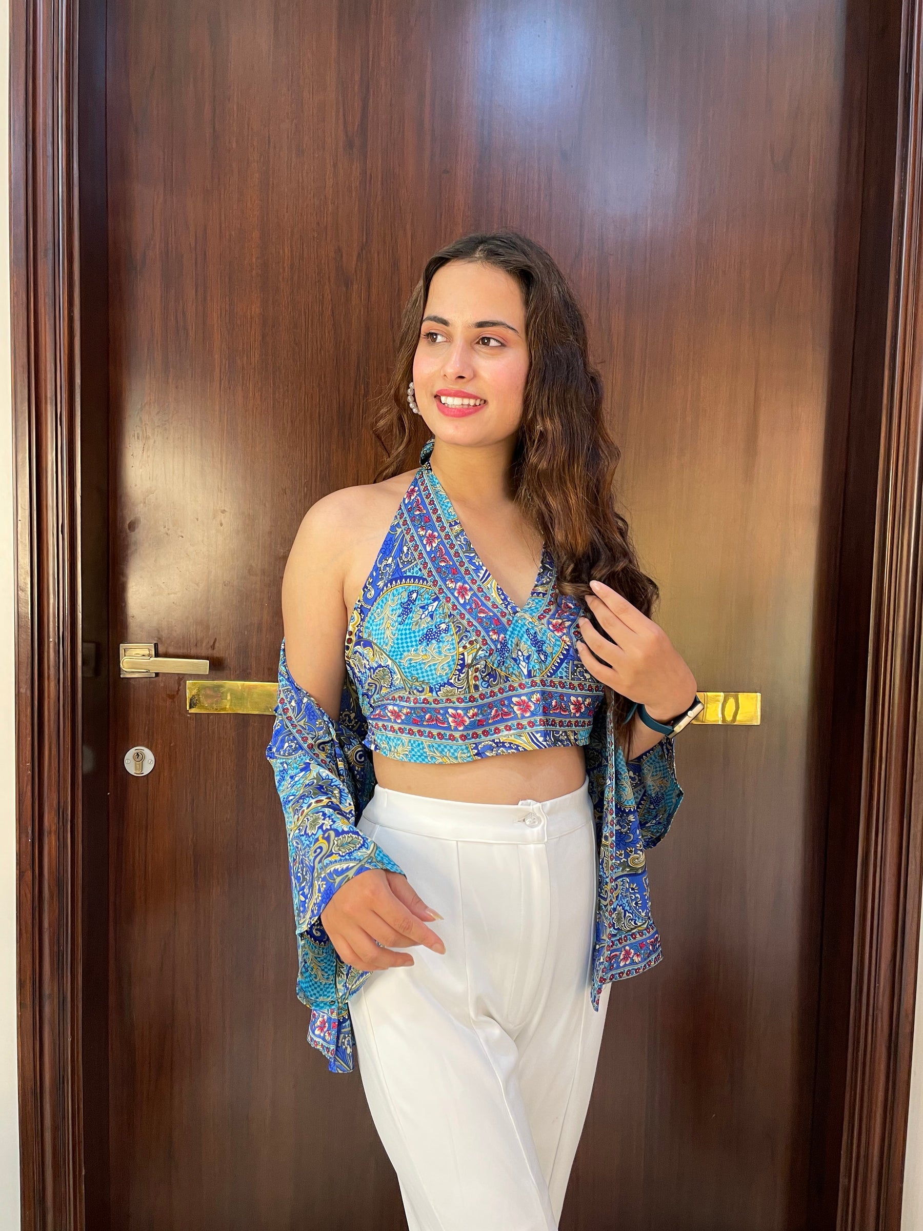 Kimono and Halter Set - Blue Bliss