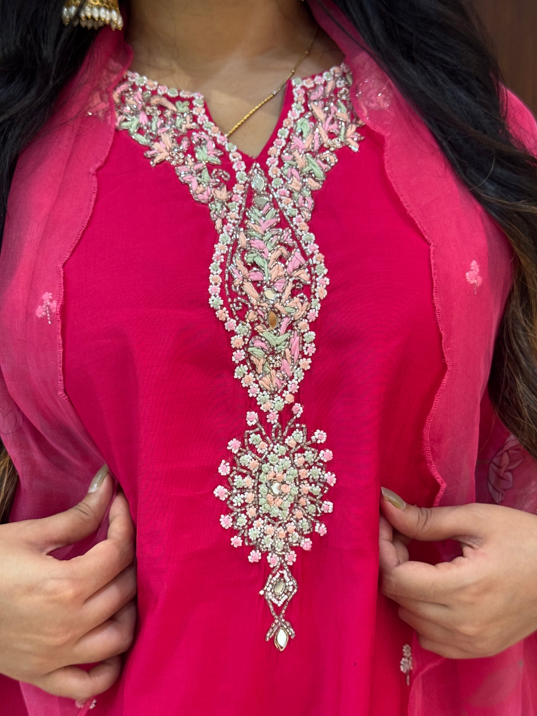 Pehli Baarish – Pastel Thread Embroidery Kurta Set