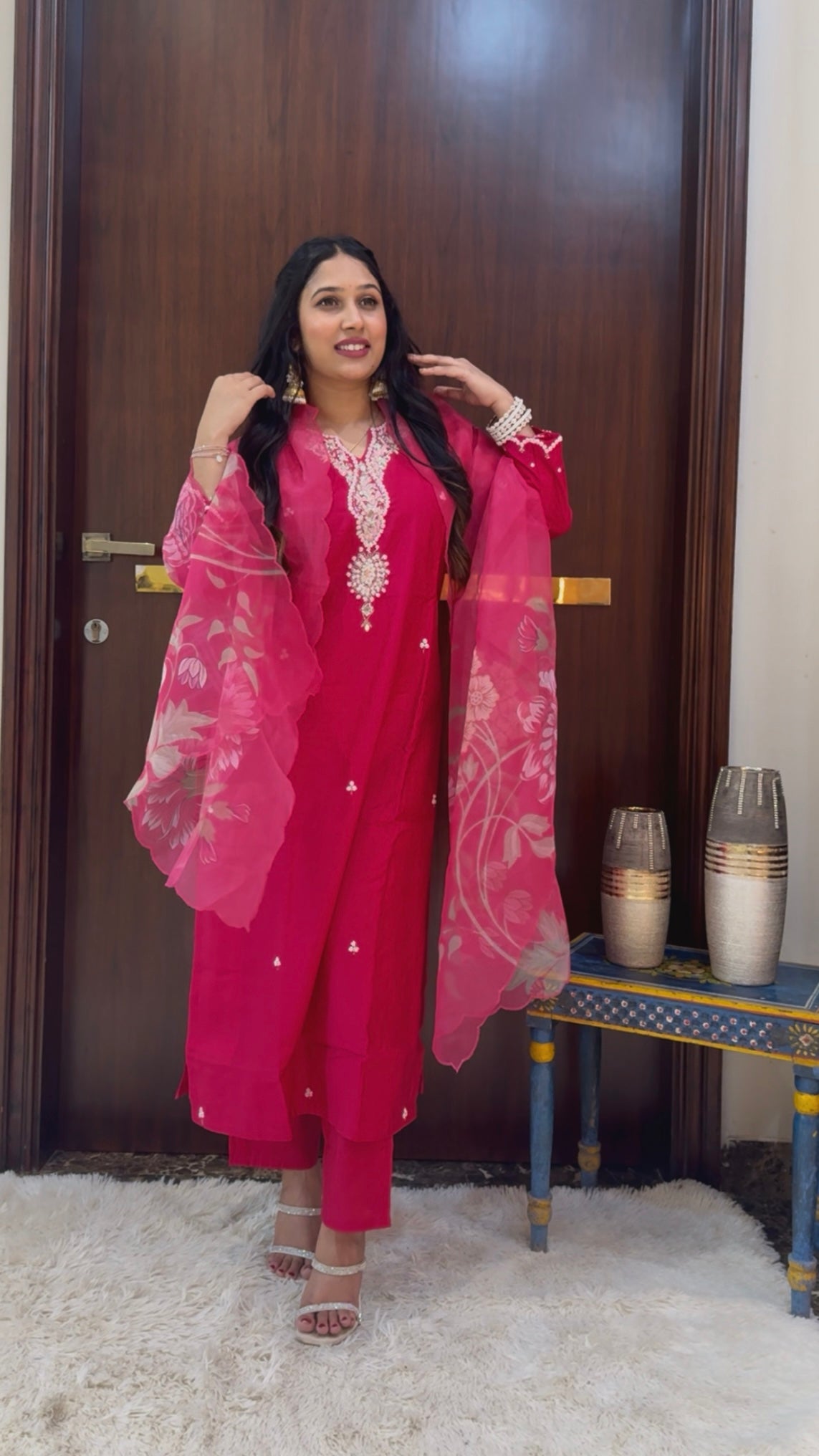 Pehli Baarish – Pastel Thread Embroidery Kurta Set