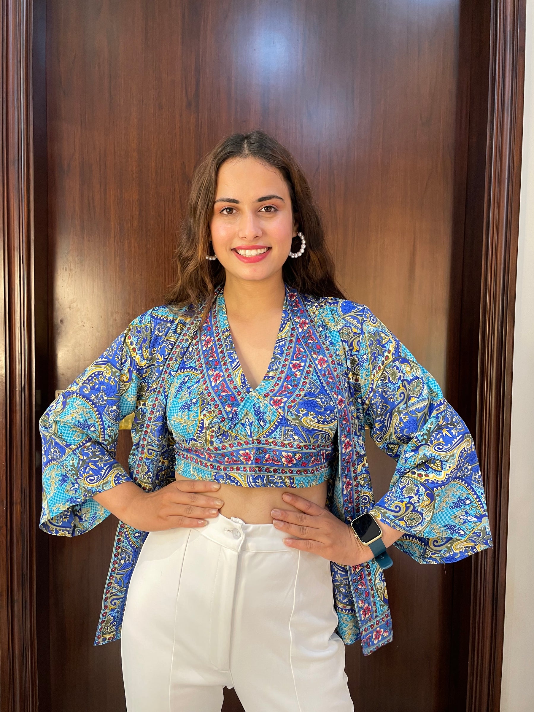 Kimono and Halter Set - Blue Bliss