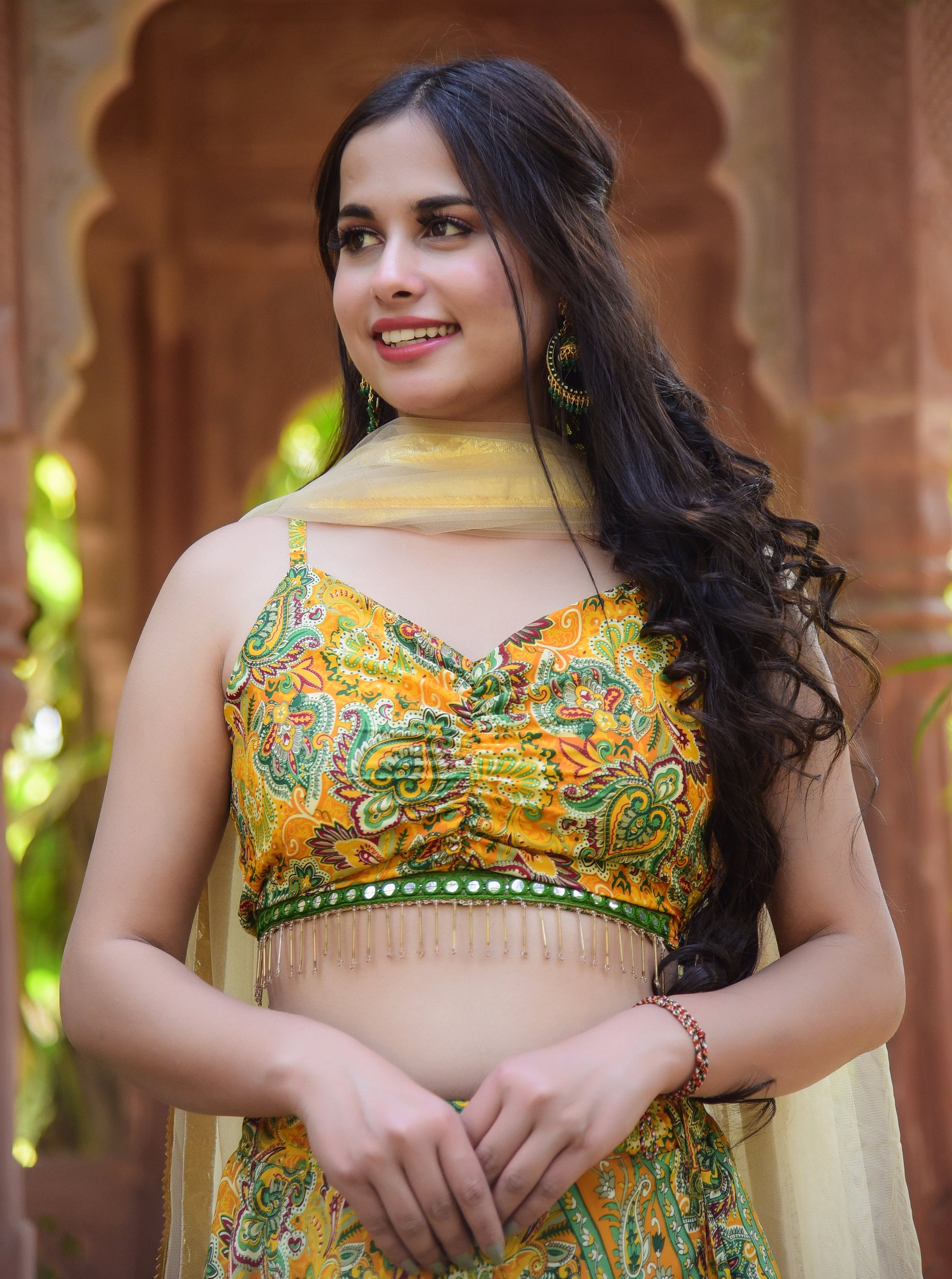 The Perfect Haldi Look Lehenga Set