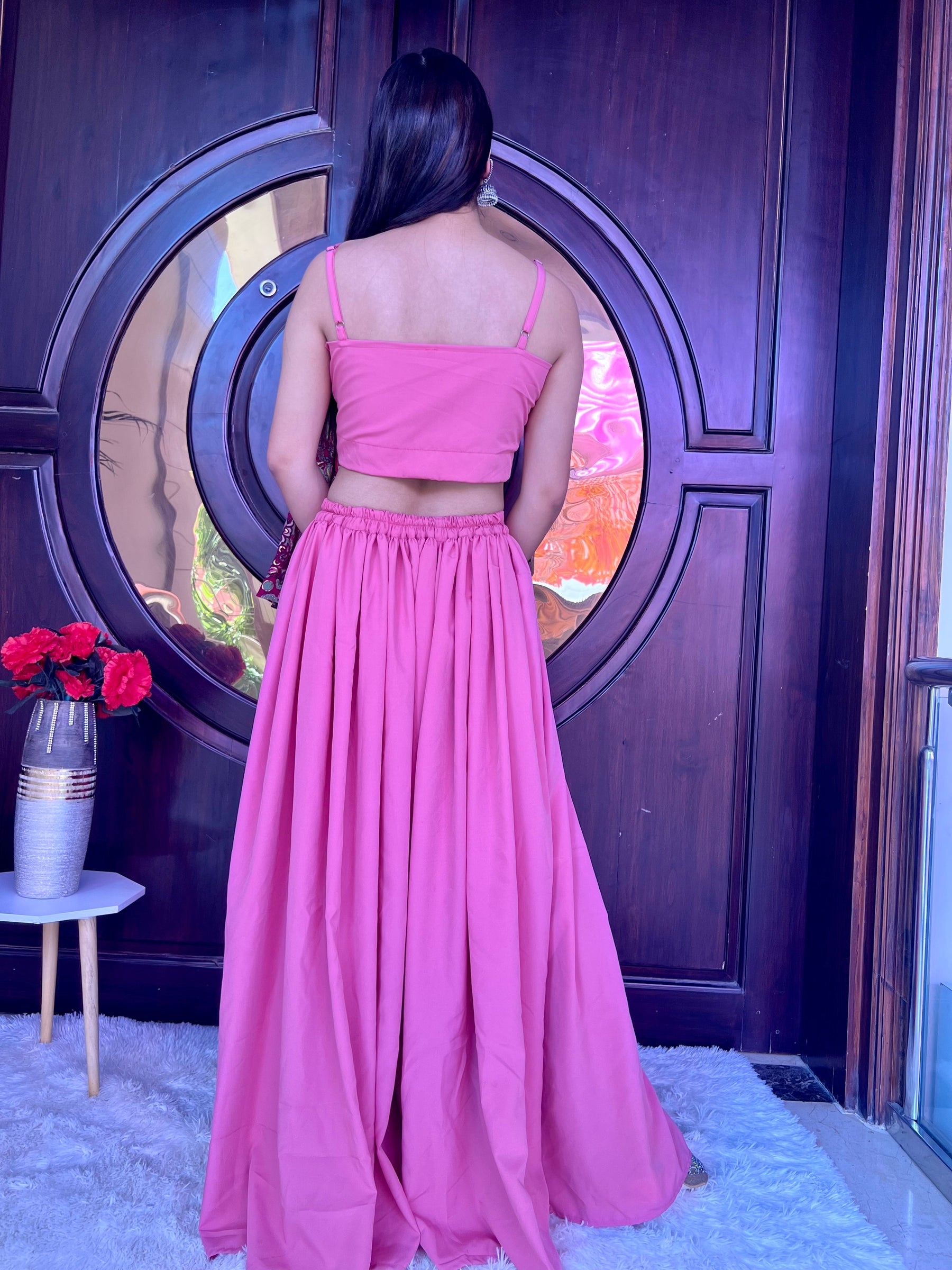 Stylish Pink three piece set