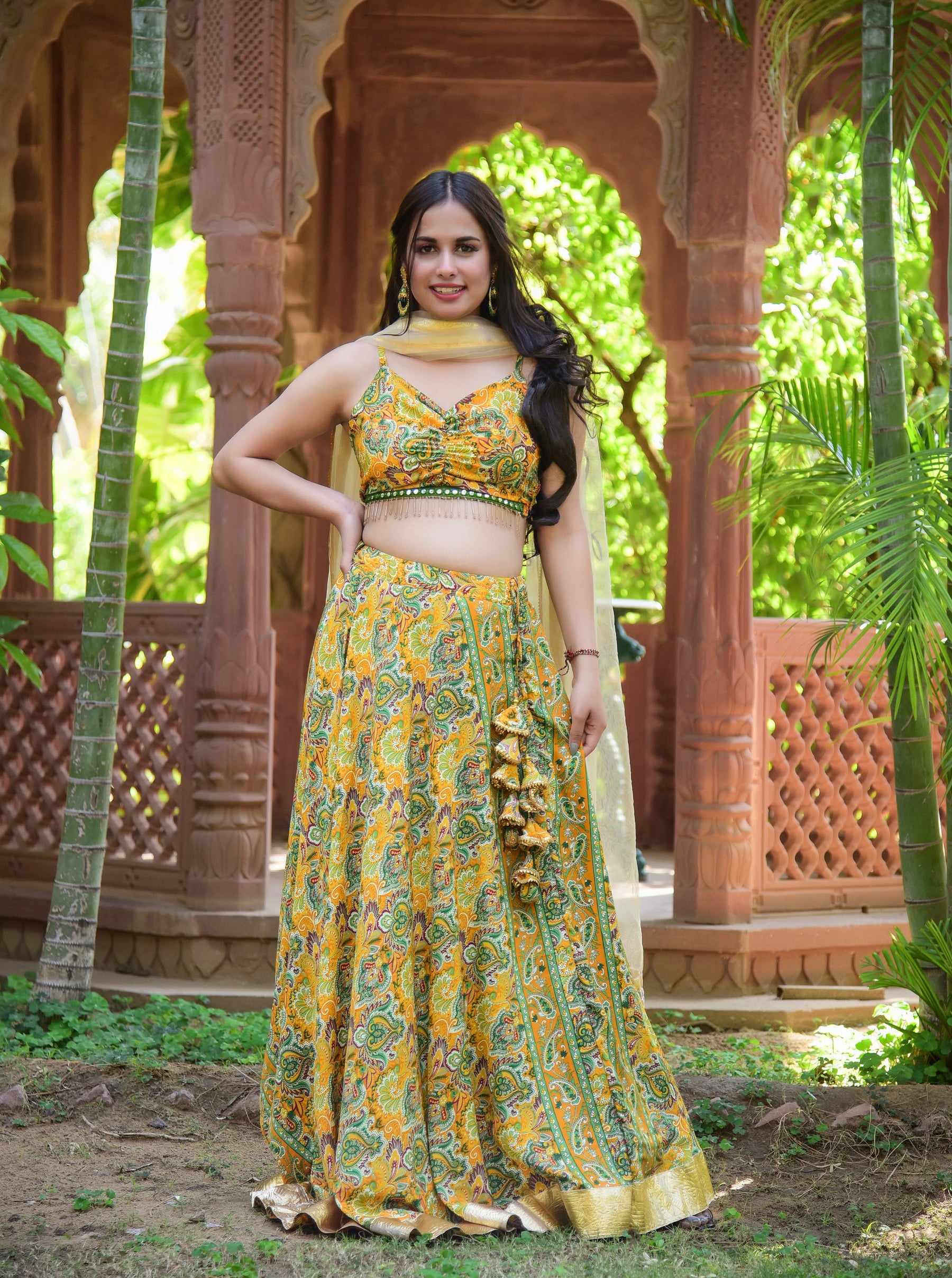 The Perfect Haldi Look Lehenga Set