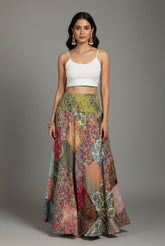 Patch Work Boho Printed Skirt (Assorted prints)