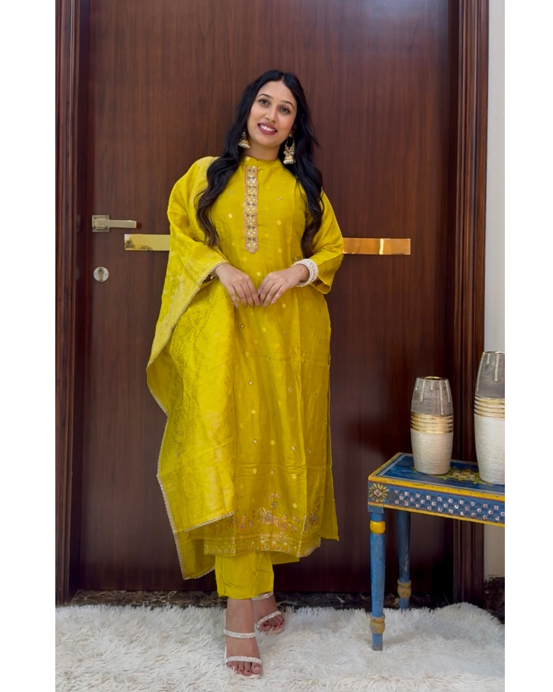 Ghoda Palki Heavy Embroidery Kurta Set