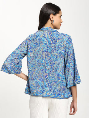 Kimono and Halter Set Icy Horizon