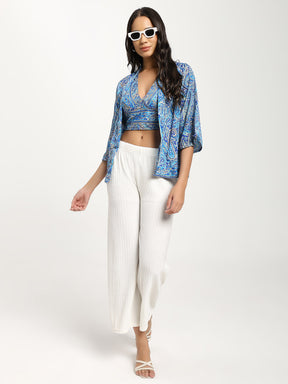 Kimono and Halter Set Icy Horizon