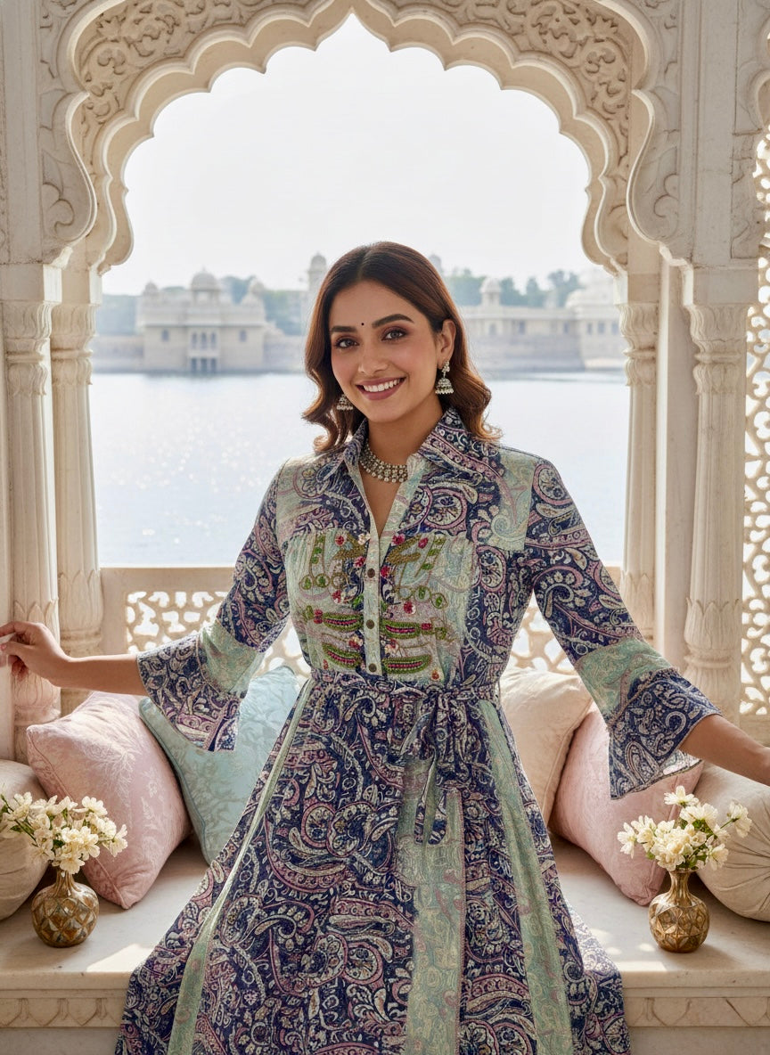 Blue Bell Boho Maxi Dress