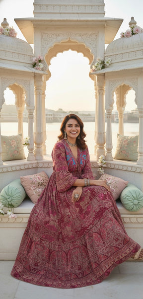 ⌛️Low Stock- The Pink Petal Maxi Dress