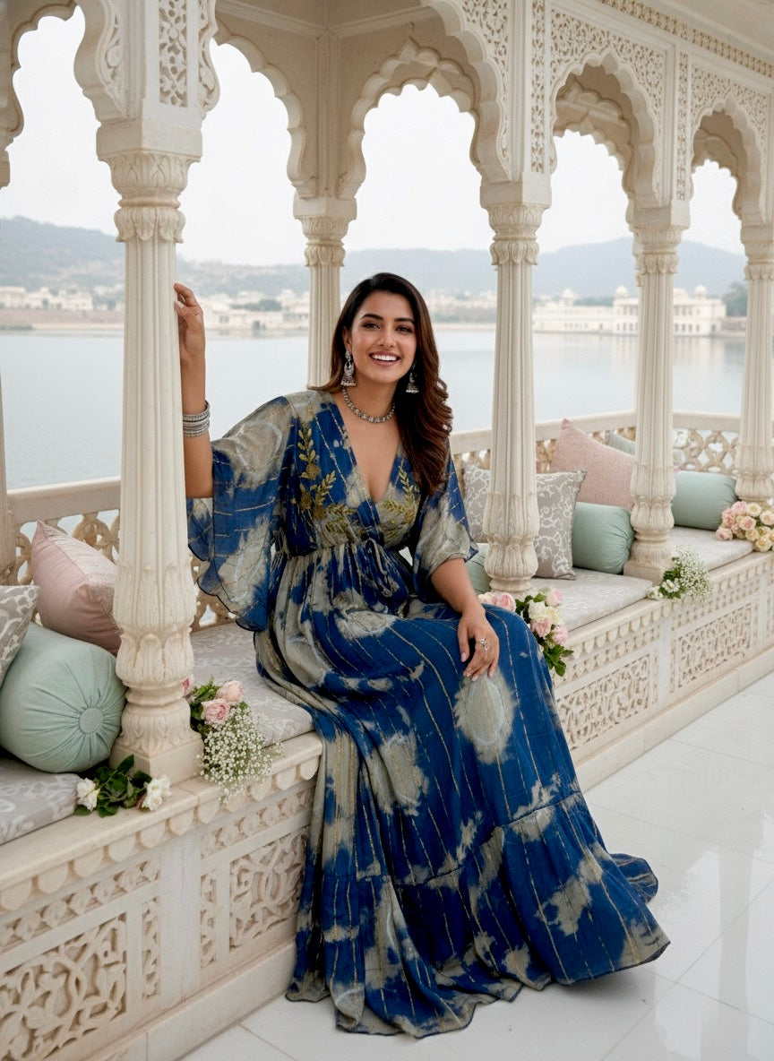 Boho Butterfly Bloom Maxi Dress