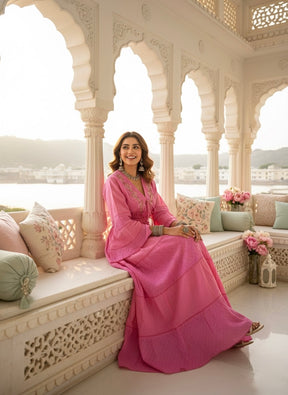 Pretty in Pink Maxi Dress