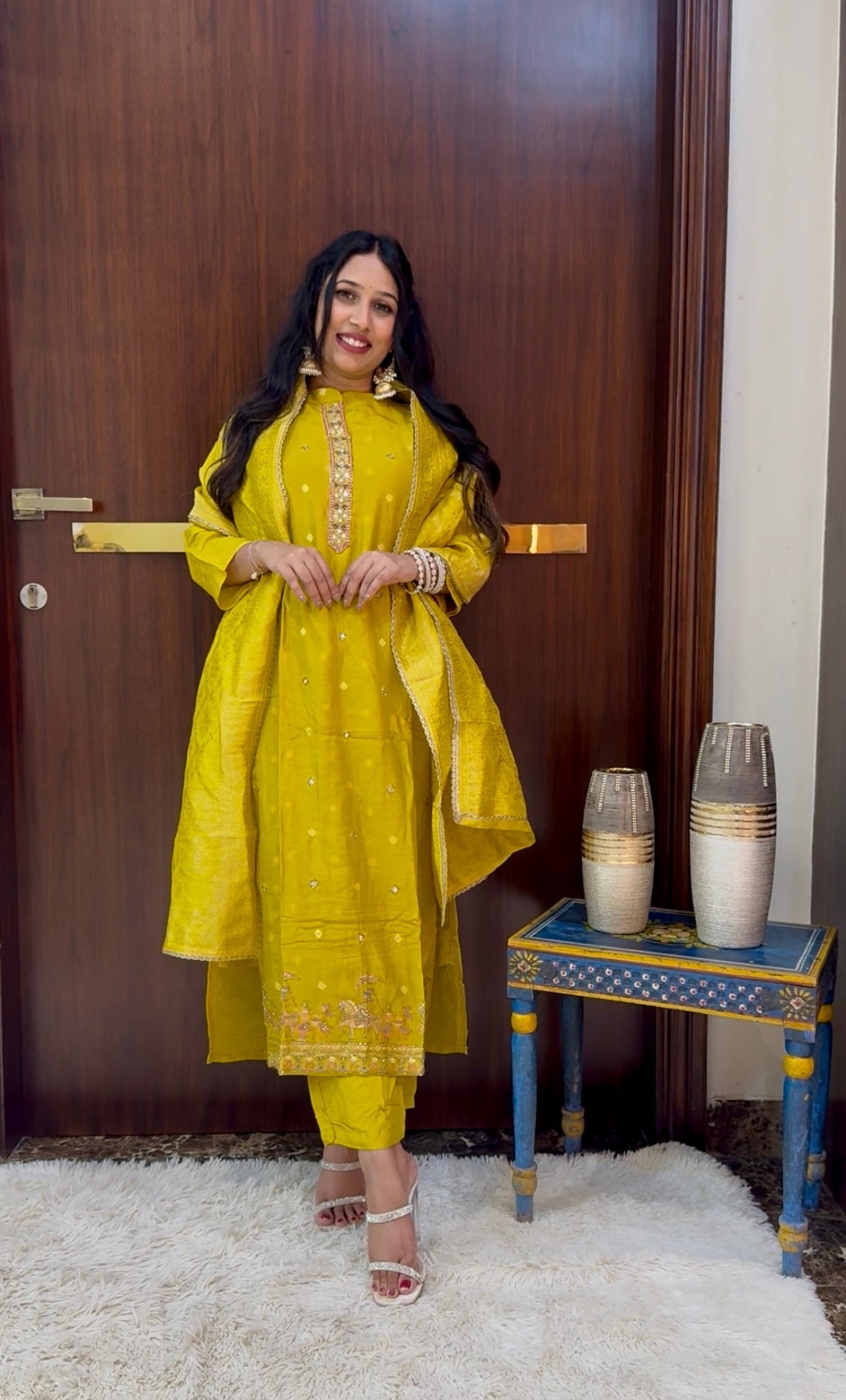 Ghoda Palki Heavy Embroidery Kurta Set