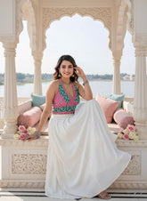 🔥Trending - Boho Printed Halter Top  in Pink