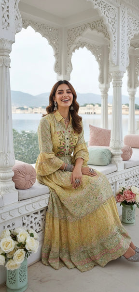 ⌛️Low Stock- Lime Love Boho Maxi Dress