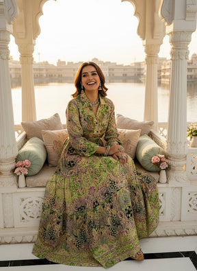 Pastel Garden Glow Boho Maxi Dress