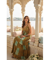 Double Drama Boho Maxi Dress - Blue