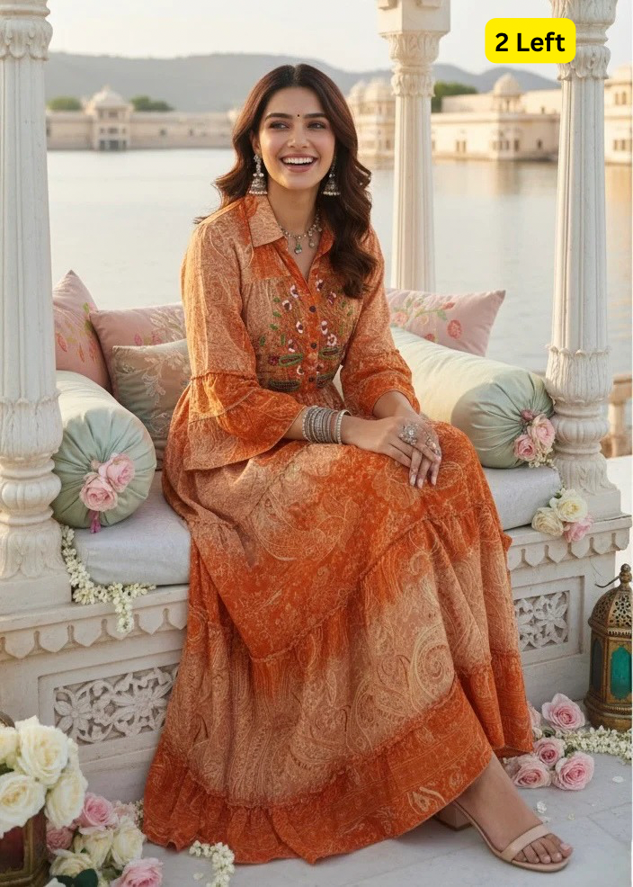 ⌛️Low Stock- Glow and Light Boho Maxi Dress