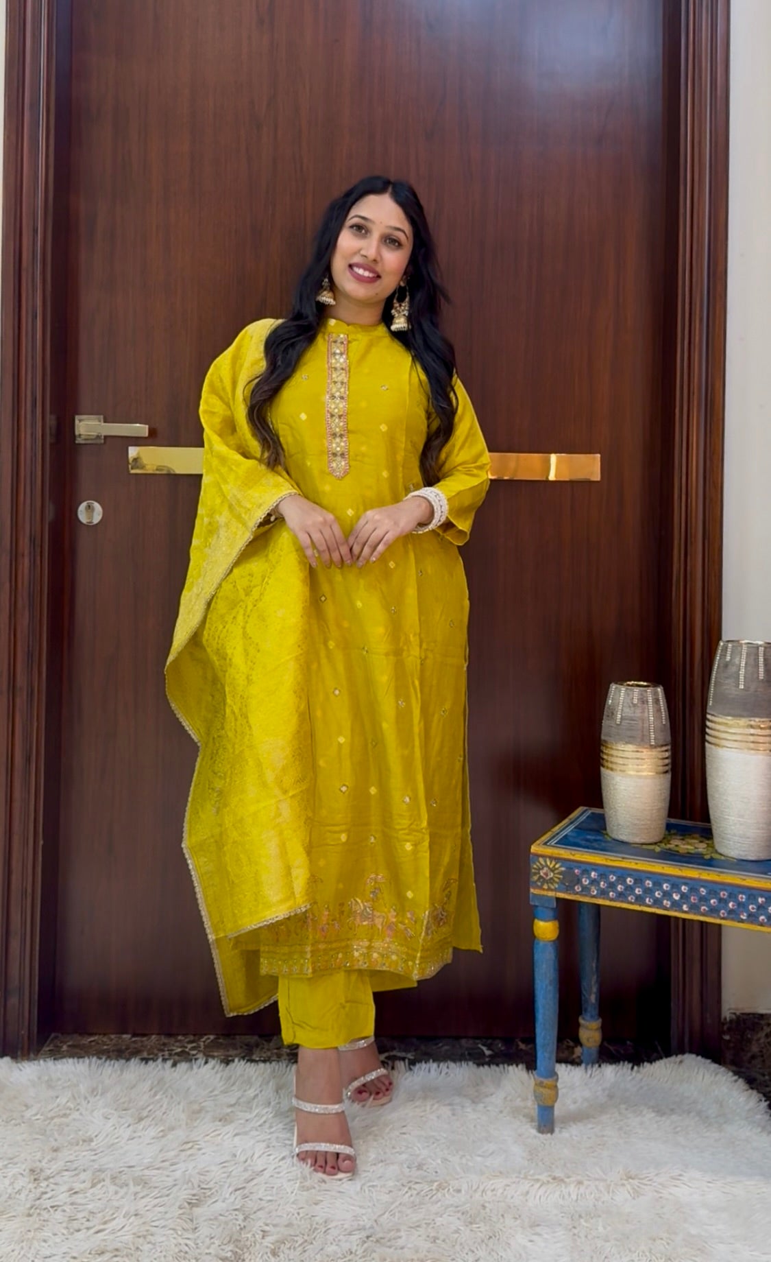 Ghoda Palki Heavy Embroidery Kurta Set