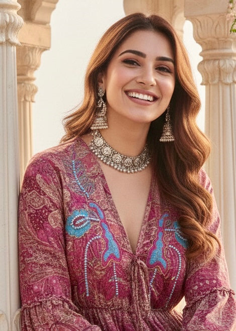 ⌛️Low Stock- The Pink Petal Maxi Dress