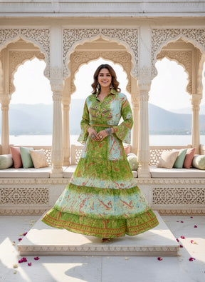 Wild parrot Whisper Boho Maxi Dress