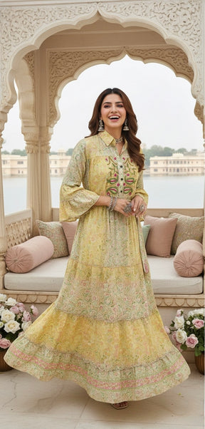 ⌛️Low Stock- Lime Love Boho Maxi Dress