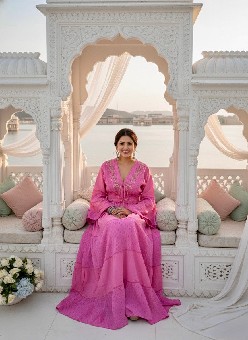 Pretty in Pink Maxi Dress