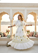 Ivory Wanderer Boho Maxi Dress