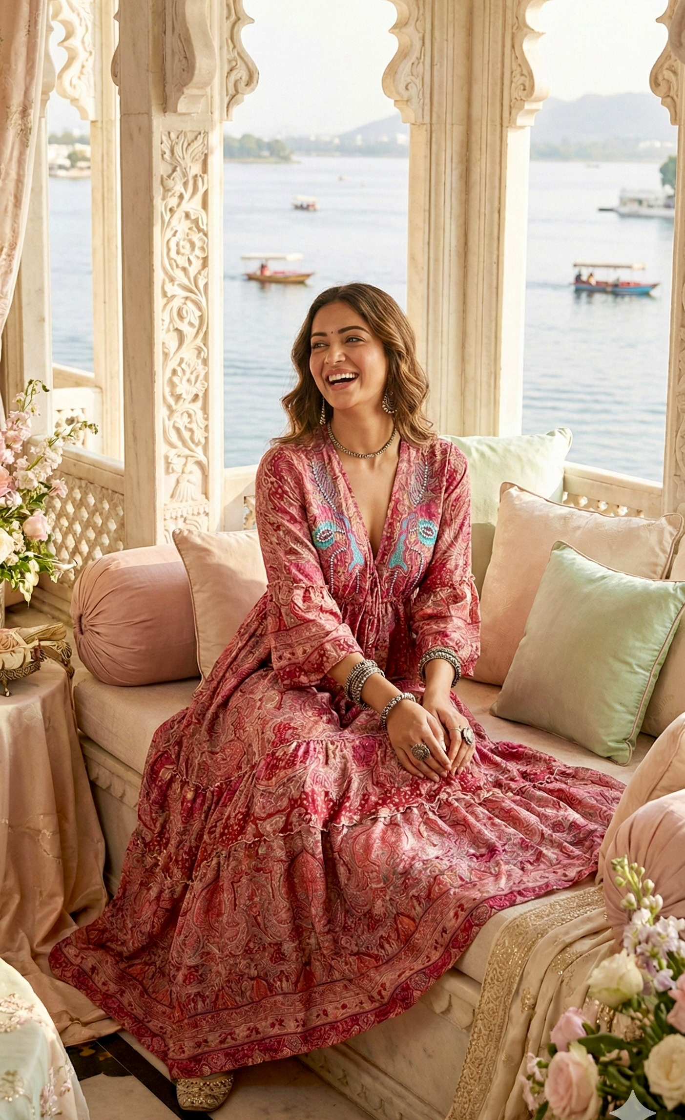 ⌛️Low Stock- The Pink Petal Maxi Dress