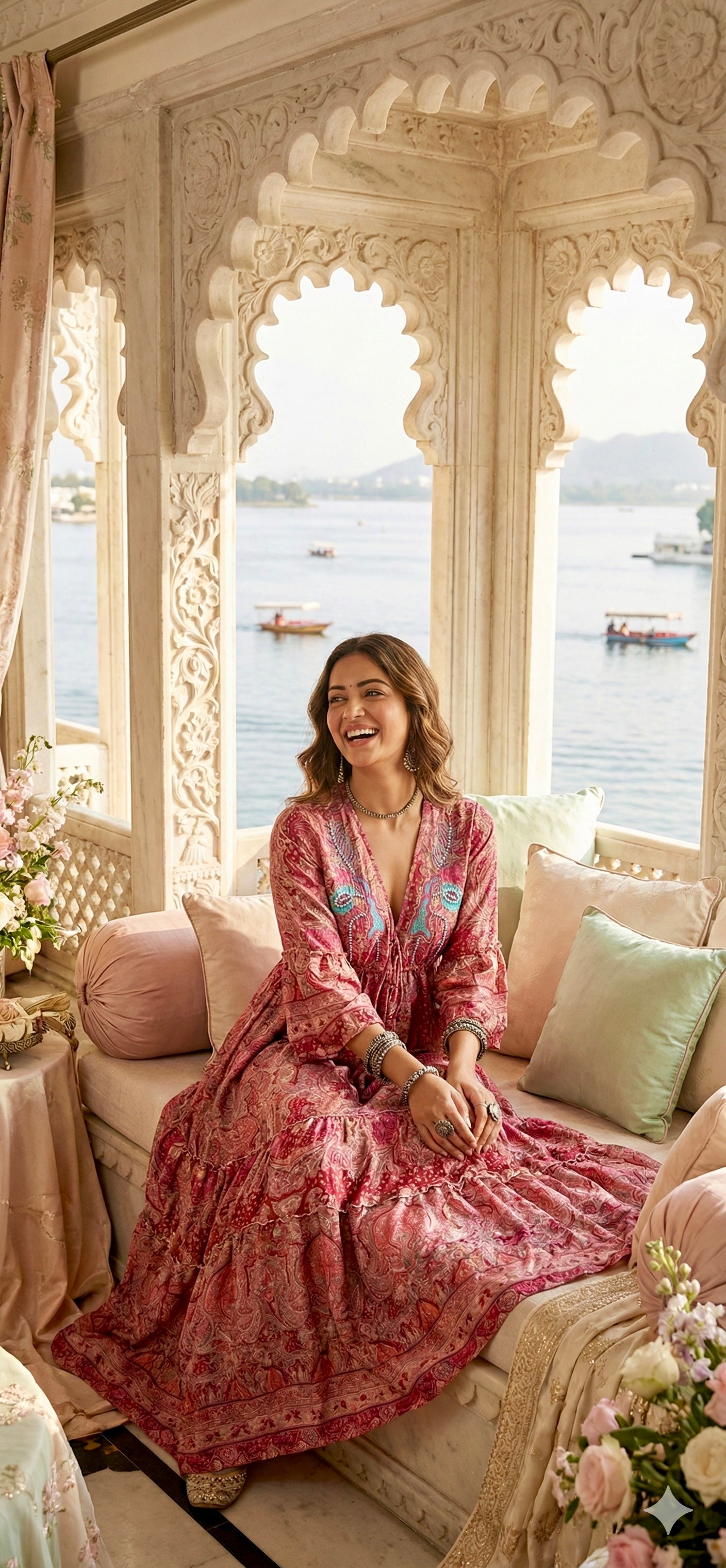 ⌛️Low Stock- The Pink Petal Maxi Dress