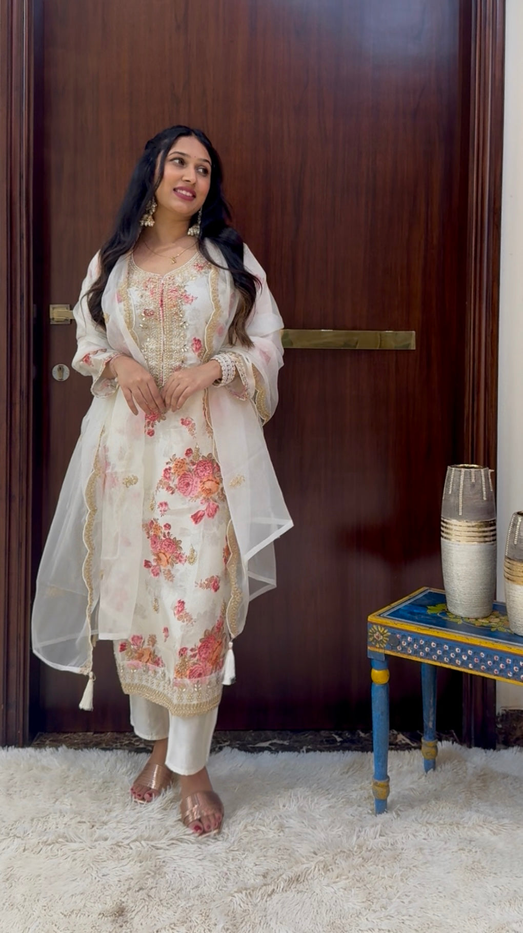 SitaraPhool – Mirror & Zari Work Kurta Set