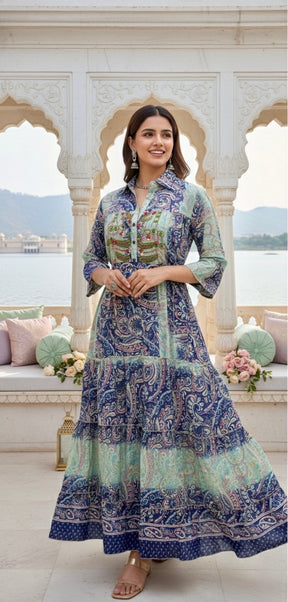 Blue Bell Boho Maxi Dress