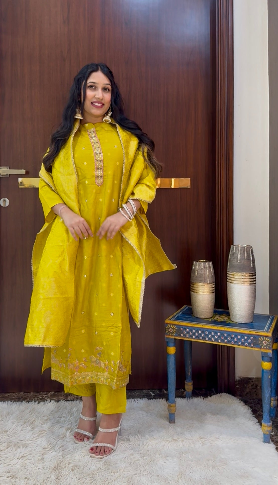 Ghoda Palki Heavy Embroidery Kurta Set