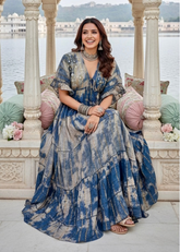 Two Shade Kaftan Maxi Dress