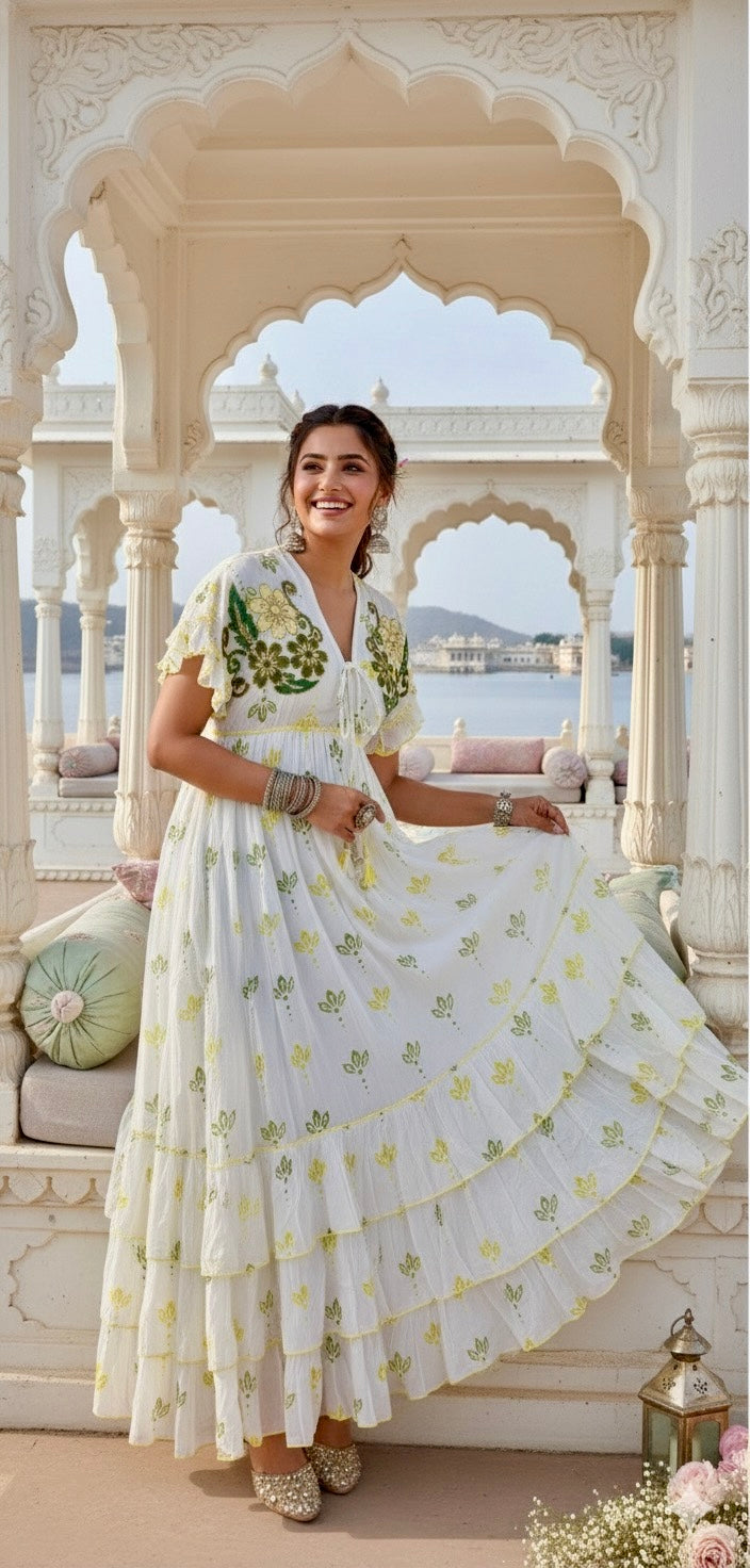 Sunshine Bloom Kaftan Maxi