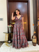 Classic Charm Boho Printed Maxi Dress - Cocoa Delight Dress