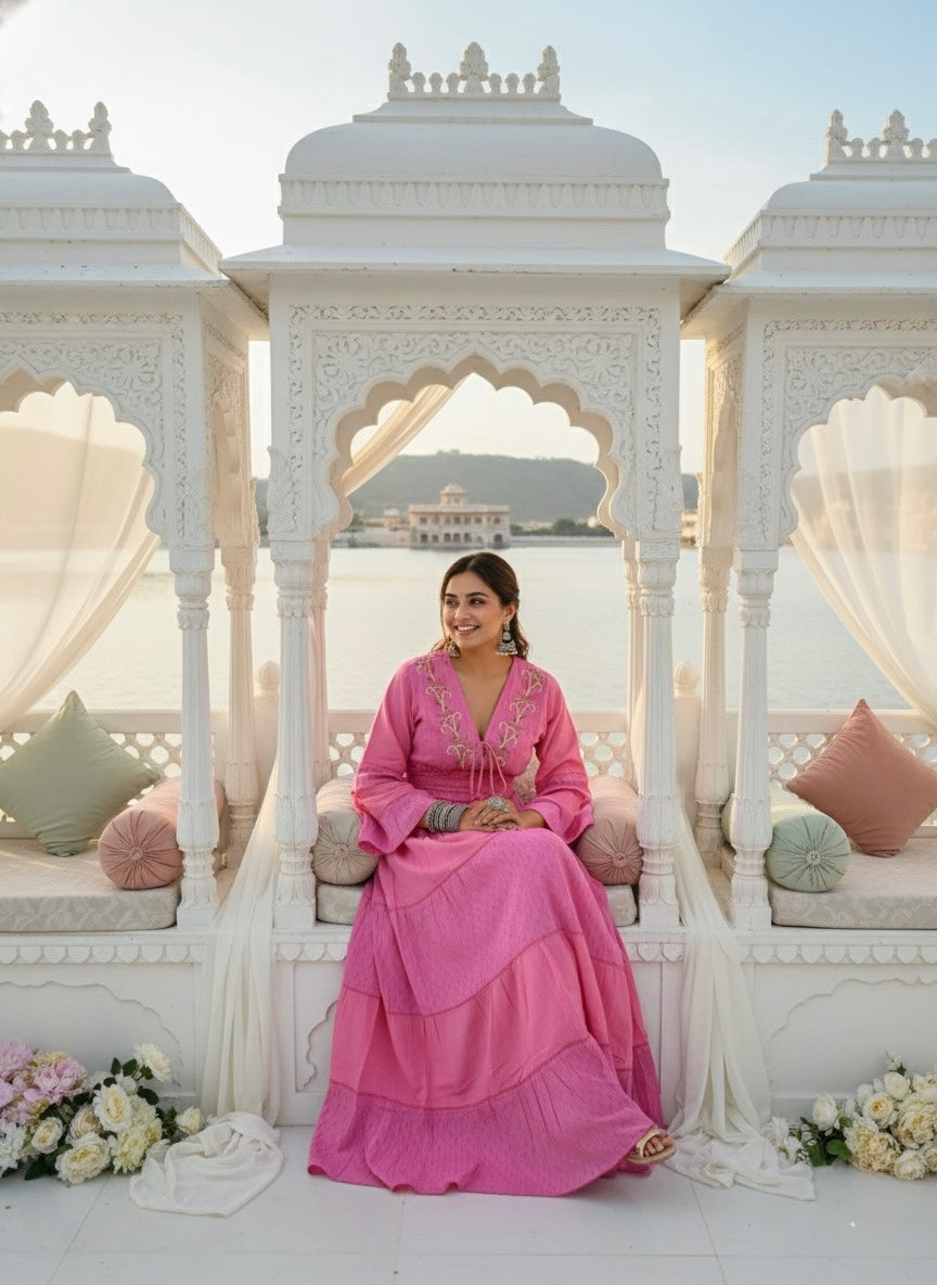 Pretty in Pink Maxi Dress