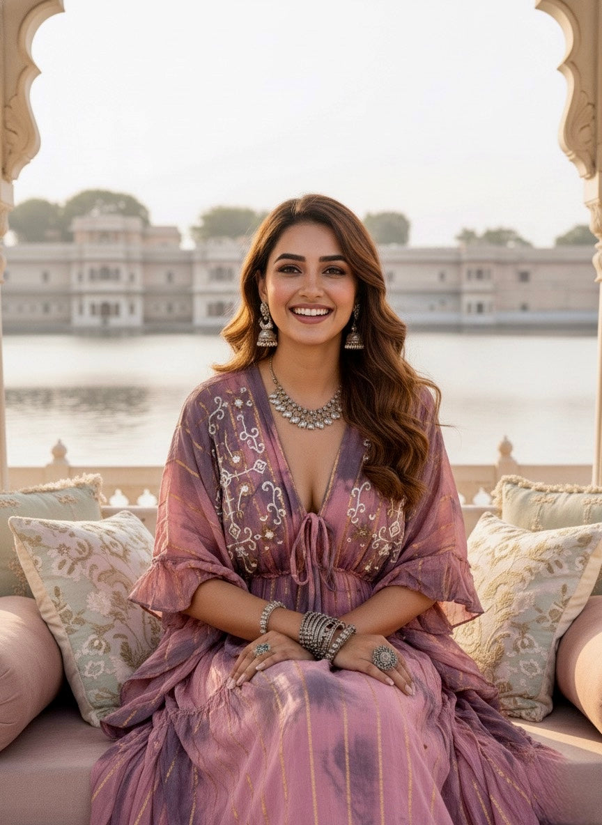 Blush & Ash Bloom Boho Maxi Dress