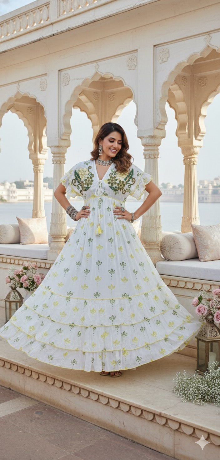 Sunshine Bloom Kaftan Maxi