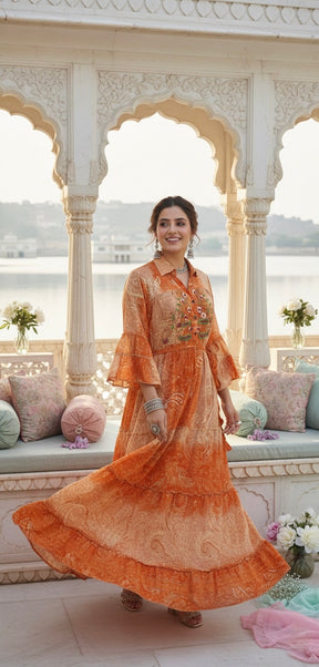 ⌛️Low Stock- Glow and Light Boho Maxi Dress