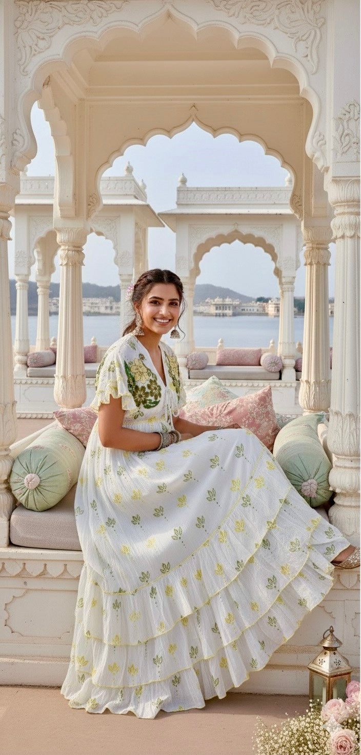 Sunshine Bloom Kaftan Maxi