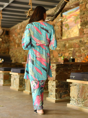 Multicolour Motifs Printed Coordinates