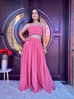Stylish Pink three piece set