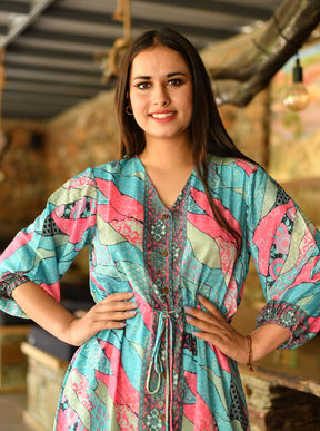 Multicolour Motifs Printed Coordinates